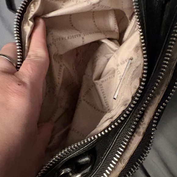 Steve Madden Black Crossbody Bag with Silver Accents - Picture 8 of 10